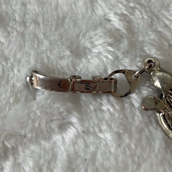 Vintage Sterling silver 7 turtle bracelet. Signed: SJ - Picture 5 of 7